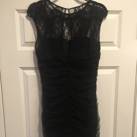 Sheer and lace black dress - Picture 4 of 7